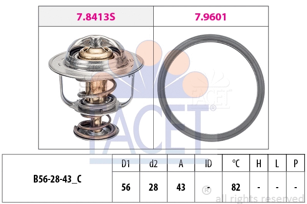 Thermostat, coolant (7.8640)