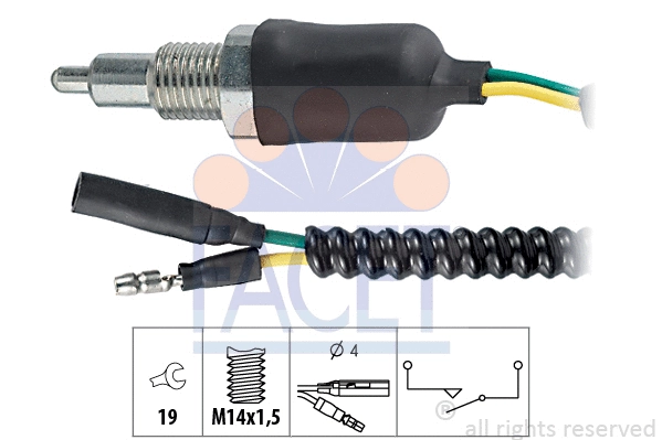 Switch, reverse light (7.6094)