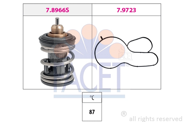 Thermostat, coolant (7.8966)