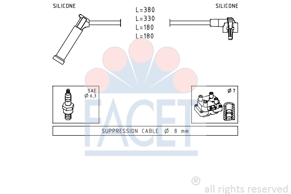 Ignition Cable Kit (4.9619)