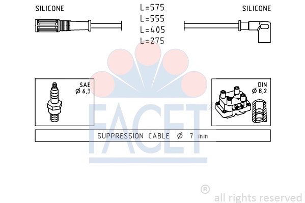 Ignition Cable Kit (4.8616)