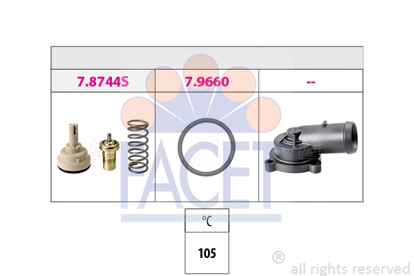 Thermostat, coolant (7.8744K)