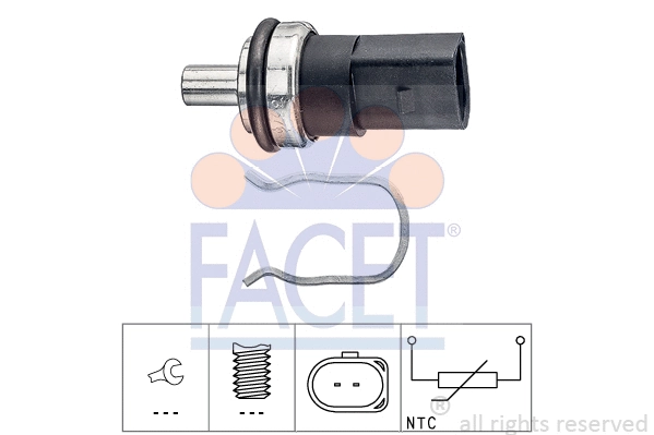 Sensor, fuel temperature (7.3376)
