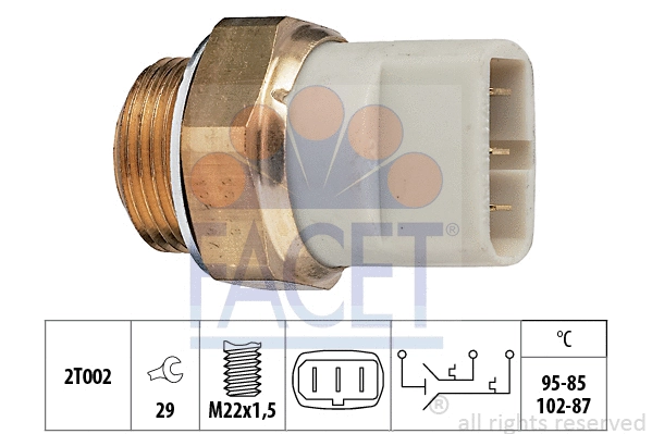 Temperature Switch, radiator fan (7.5605)