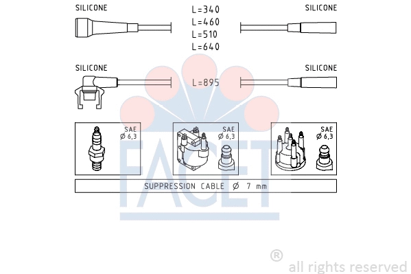 Ignition Cable Kit (4.9499)