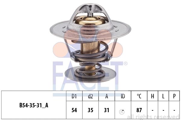 Thermostat, coolant (7.8223S)