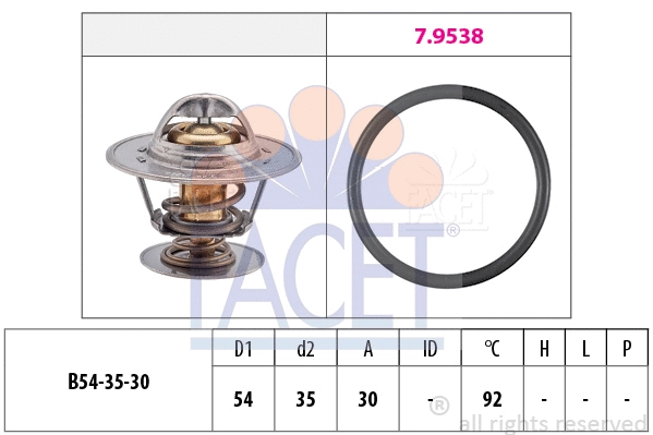 Thermostat, coolant (7.8279)