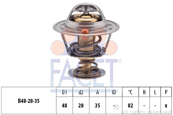 Thermostat, coolant (7.8415S)