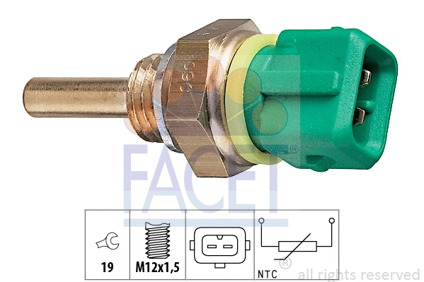 Sensor, coolant temperature (7.3148)