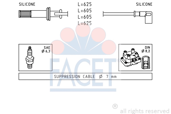 Ignition Cable Kit (4.8456)