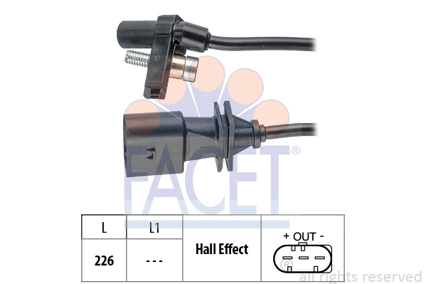 Sensor, crankshaft pulse (9.0759)