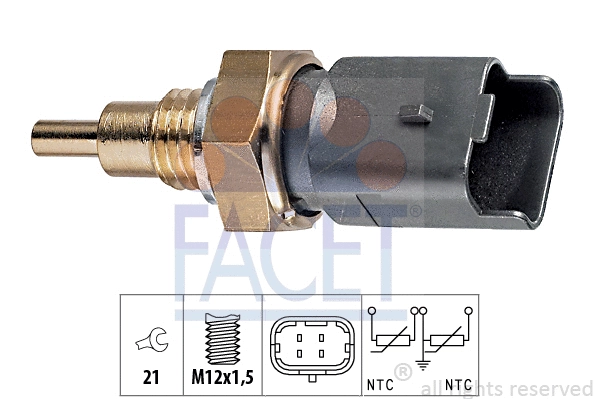 Sensor, coolant temperature (7.3286)
