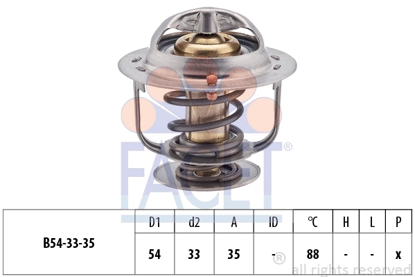 Thermostat, coolant (7.8248S)