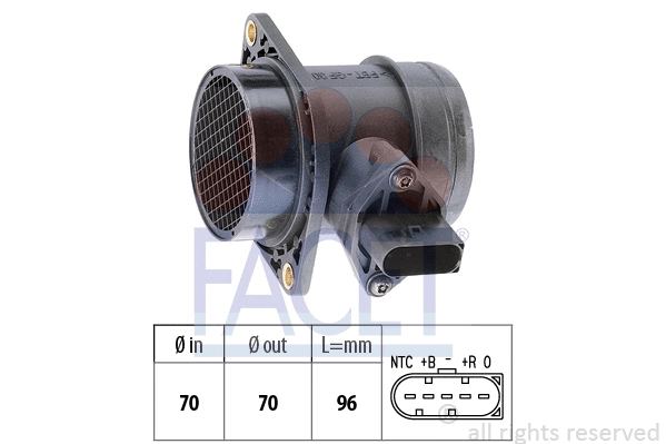Mass Air Flow Sensor (10.1380)
