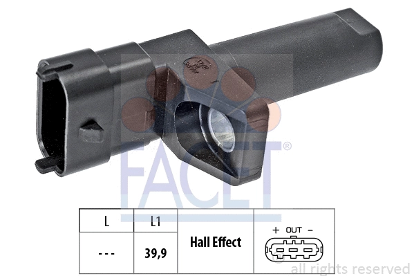 Sensor, crankshaft pulse (9.0654)