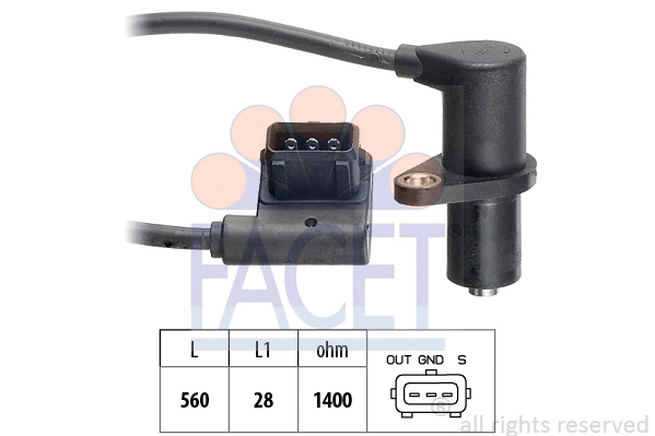 Sensor, camshaft position (9.0085)