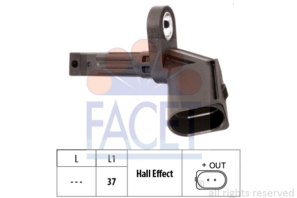 Sensor, wheel speed (21.0015)
