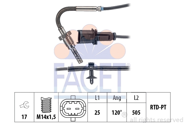 Sensor, exhaust gas temperature (22.0223)