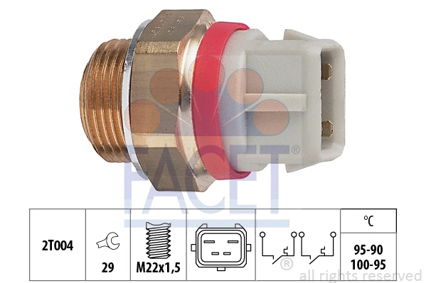 Temperature Switch, radiator fan (7.5682)