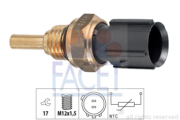Sensor, coolant temperature (7.3162)
