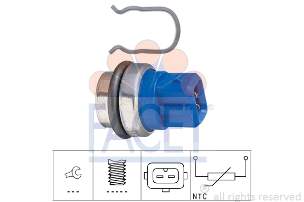 Sensor, coolant temperature (7.3101)
