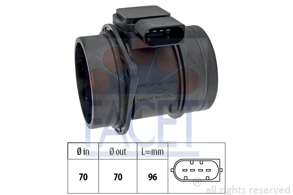 Mass Air Flow Sensor (10.1358)