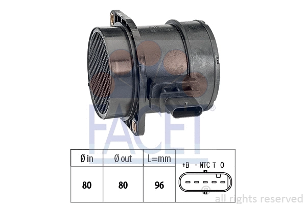 Mass Air Flow Sensor (10.1376)