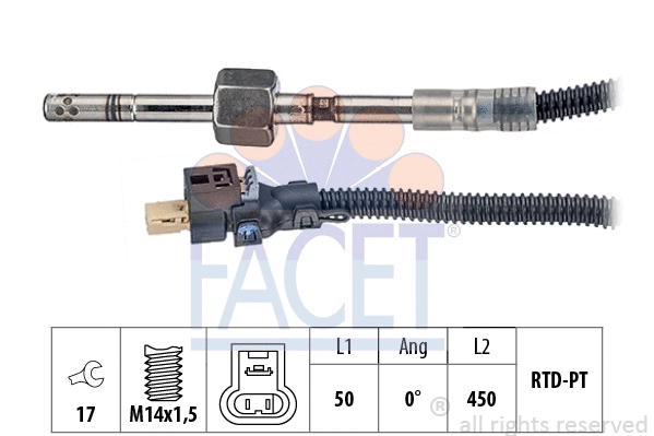 Sensor, exhaust gas temperature (22.0189)