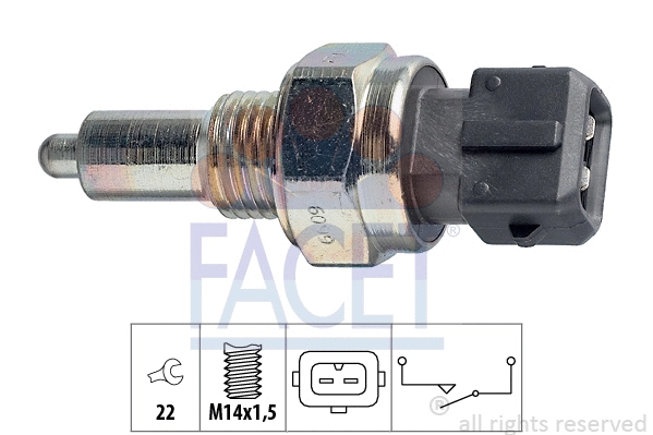 Switch, reverse light (7.6099)