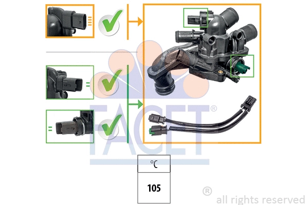 Thermostat, coolant (7.8927K)