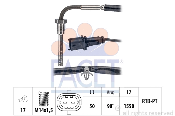 Sensor, exhaust gas temperature (22.0226)