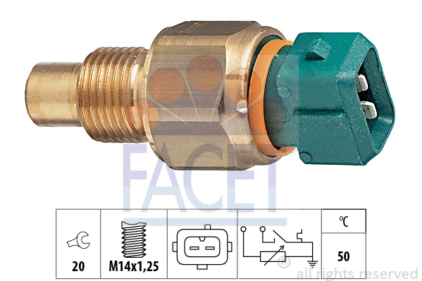 Sensor, coolant temperature (7.3542)