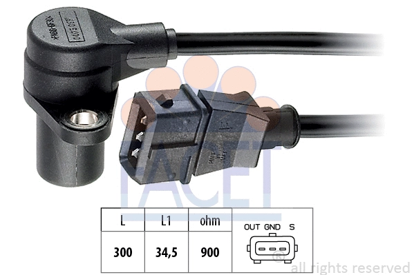 Sensor, crankshaft pulse (9.0237)