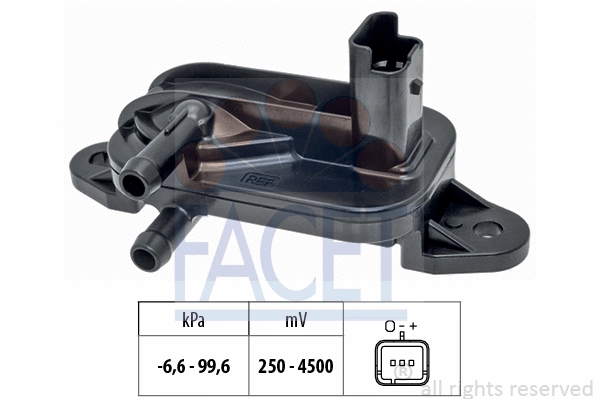 Sensor, exhaust pressure (10.3316)