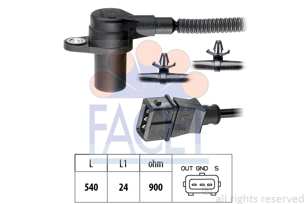 Sensor, crankshaft pulse (9.0587)