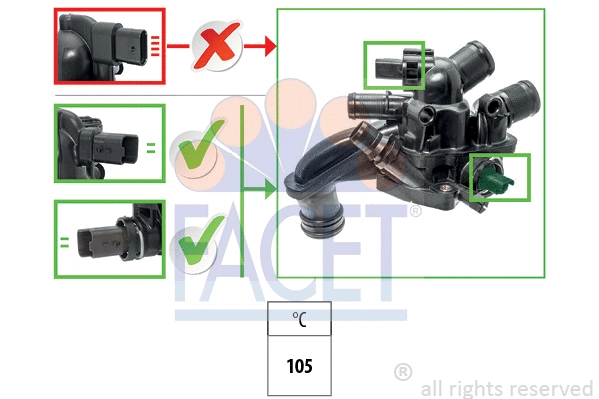 Thermostat, coolant (7.8866)