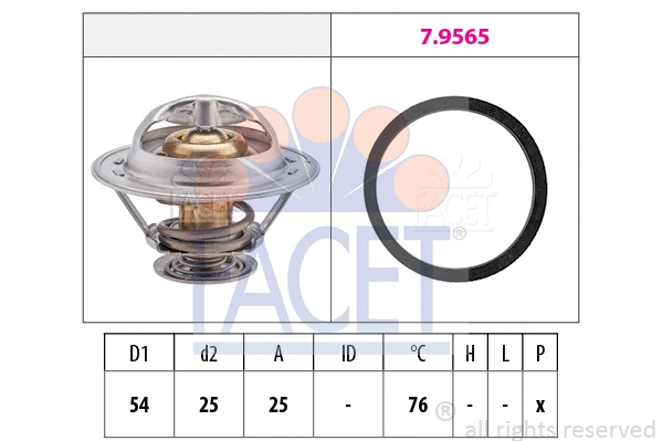 Thermostat, coolant (7.8328)