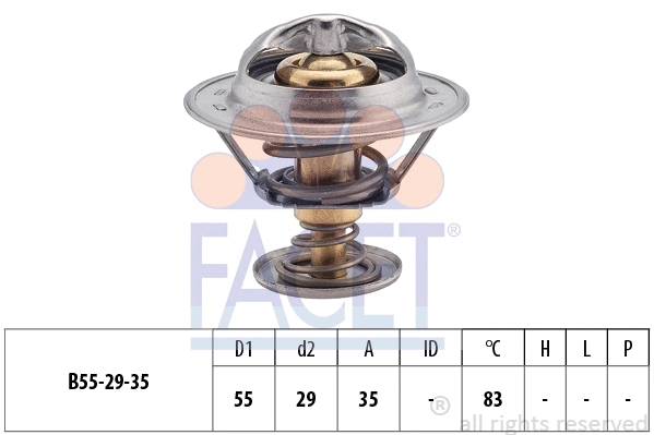Thermostat, coolant (7.8323S)