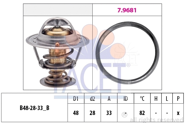 Thermostat, coolant (7.8724)