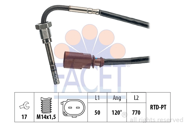 Sensor, exhaust gas temperature (22.0048)