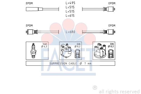 Ignition Cable Kit (4.8511)