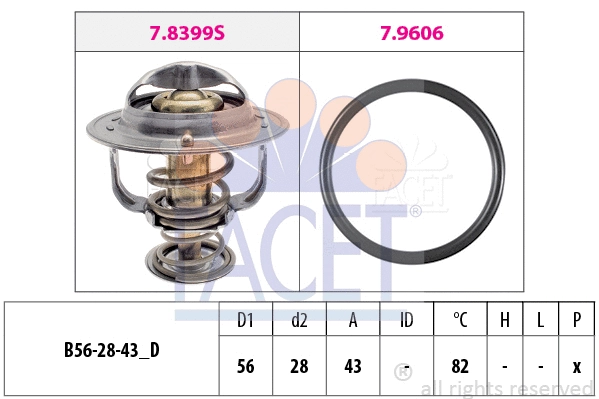 Thermostat, coolant (7.8848)