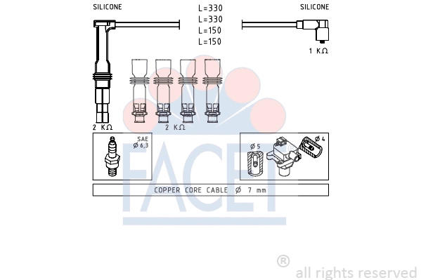 Ignition Cable Kit (4.9608)