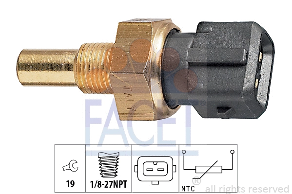 Sensor, coolant temperature (7.3283)
