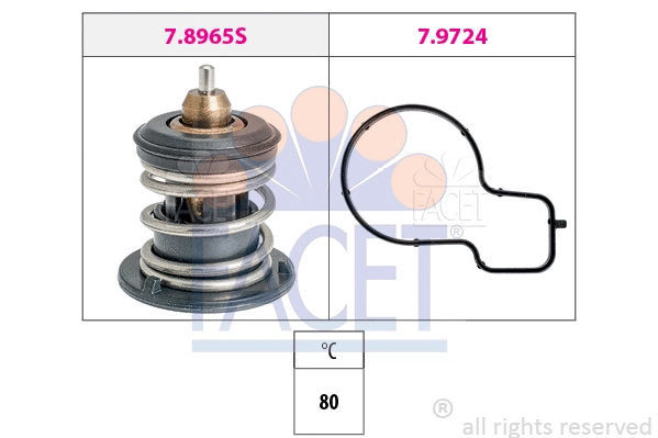 Thermostat, coolant (7.8965)