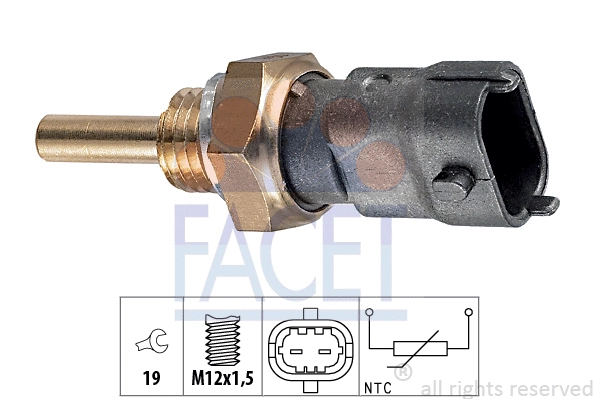 Sensor, coolant temperature (7.3264)