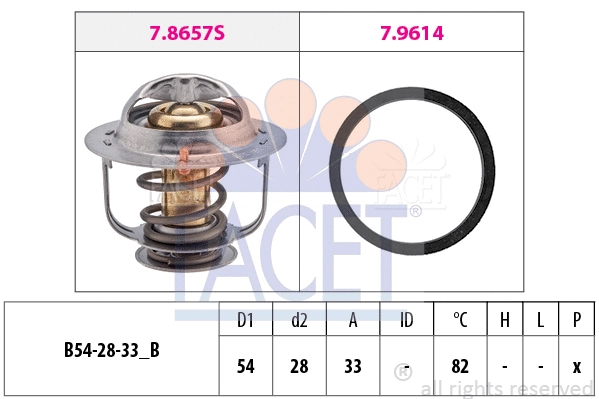 Thermostat, coolant (7.8449)
