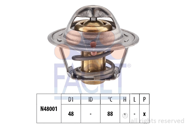 Thermostat, coolant (7.8480S)