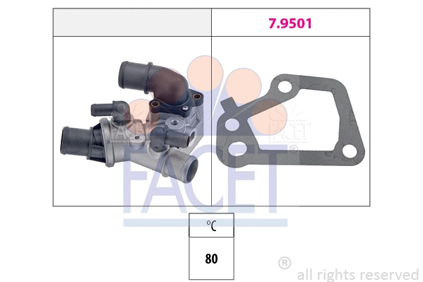 Thermostat, coolant (7.8096)
