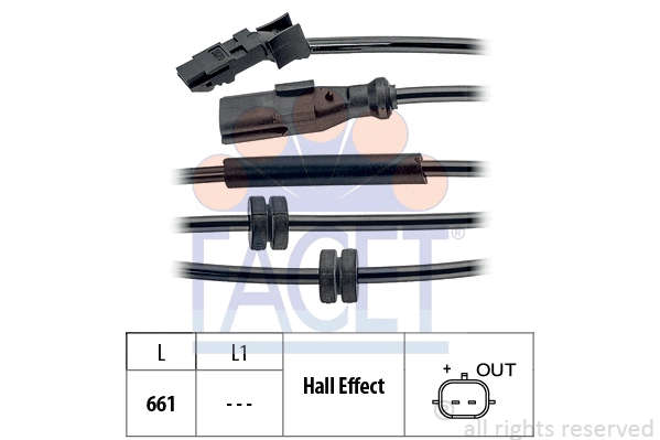 Sensor, wheel speed (21.0070)